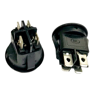 Switch สวิตช์กลม 19mm 4ขา ON OFF ไฟ220VAC