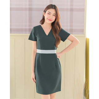 CRAYONBRAND - ชุดเดรส รุ่น Twotone bar dress