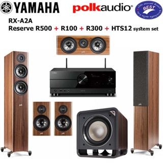 YAMAHA RX-A2A + Polk Audio RESERVE R500 + R300 + R100 + HTS12 system set