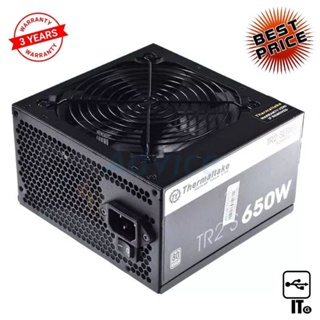 POWER SUPPLY (80+ WHITE) 650W THERMALTAKE TR2 S ประกัน 3Y พาวเวอร์ซัพพลาย อุปกรณ์จ่ายไฟ