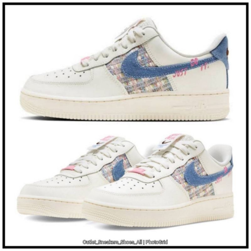 รองเท้า Nike Air Force 1 Low Just Do It Denim Women [ ของแท้ พร้อมส่งฟรี ]