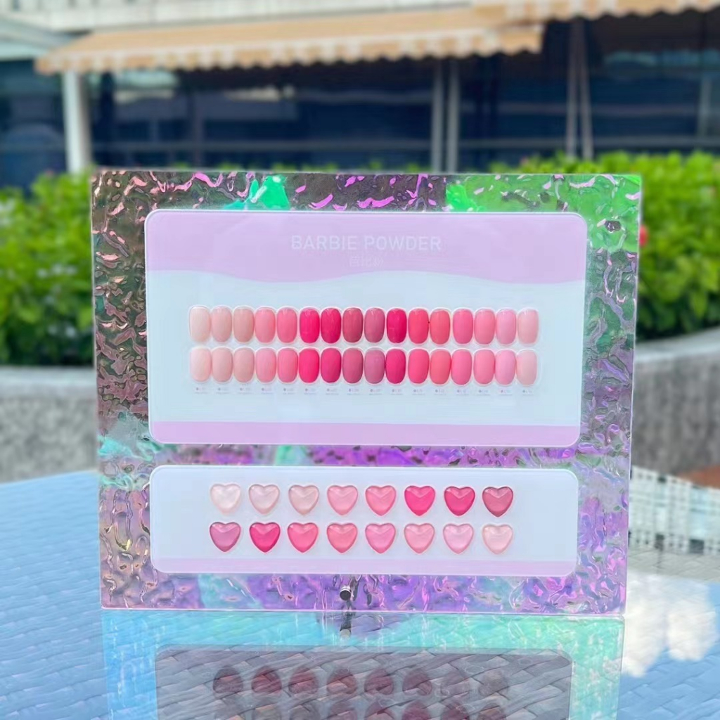 LO003 สีโทนชมพู 16 สี แบรนด์ Longmu