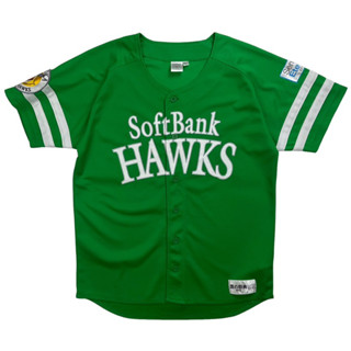 เสื้อเบสบอล SoftBankHAWKS Size S-L