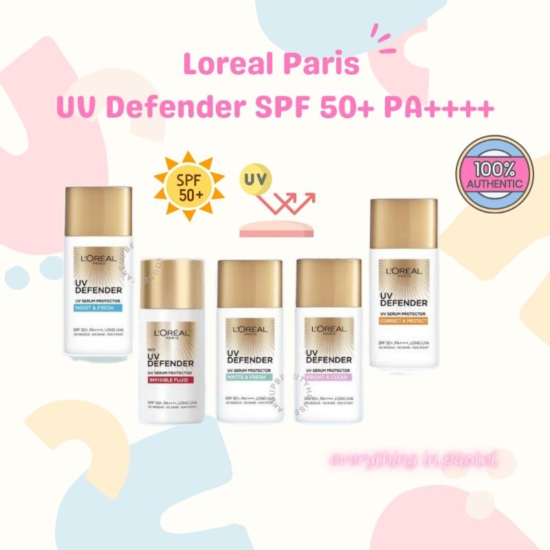 [A041] Loreal uv defender uv serum protector