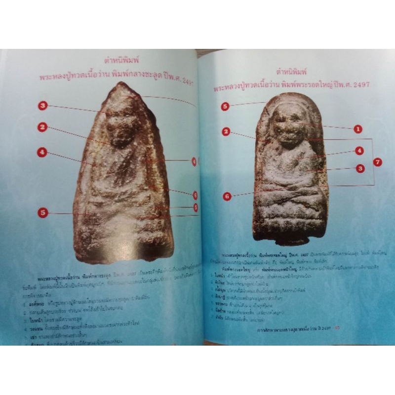 หนังสือพระหลวงปู่ทวด เนื้อว่าน ปี 2497 วัดช้างให้  ภาพสี 110 หน้า