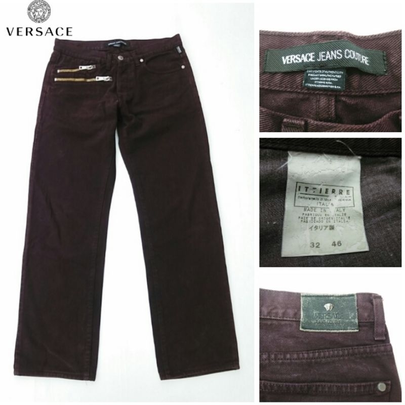 กางเกงยีนส์​ Versace Size​ 32​ ของแท้​ สีสวย​ เดิมๆ