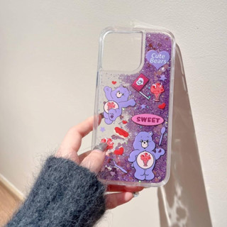 เคสตู้น้ำไอโฟน น้องหมีแคร์แบร 3 แบบ