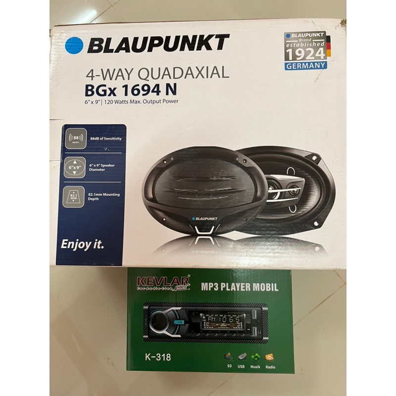 1450บาท​ เครื่อง​เล่น​บลูทูธ​1ตัว​ลำโพง​6x9.1คู่​