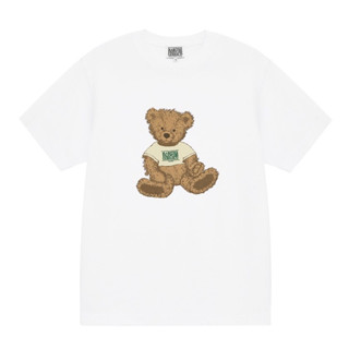 พร้อมส่ง 🇰🇷แท้ 💯% Marithe Francois Girbaud Doodle Bear Tee เสื้อยืด ลายหมีสีน้ำตาล