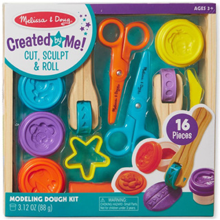 ชุดแป้งโดว์ ปั้น ตัด ม้วน พร้อมอุปกรณ์ Melissa &amp; Doug Cut Sculpt &amp; Roll