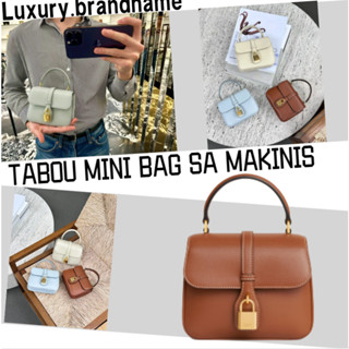 เซลีน กระเป๋า CELINE/TABOU MINI หนังลูกวัวเรียบ /กระเป๋าผู้หญิง/แบบใหม่