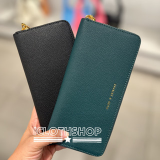 CHARLES &amp; KEITH :   Zip-Around Long Wallet รหัสสินค้า CK6-10770552-1 กระเป๋าสตางค์ใบยาว