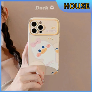 💲คูปองเคลม💲เคสไอโ case for iphone 11 12 เป็ดน้อยสีเหลือง เคส 14 13 12 11 pro max การป้องกันอย่างเต็มที่ ทนทาน