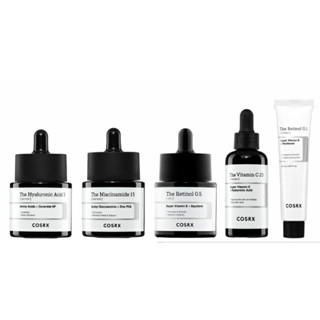 COSRX RX The Hyaluronic Acid 3 Serum 20g, Niacinamide 15 serum 20ml / Vitamin C 23 Serum 20g / The Retinol 0.1 Cream