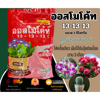 ออสโมโค้ท สูตร 13-13-13 (Osmocote) ขนาด 1 กิโลกรัม (ผลิต 040765) จำนวน 1 ชิ้น