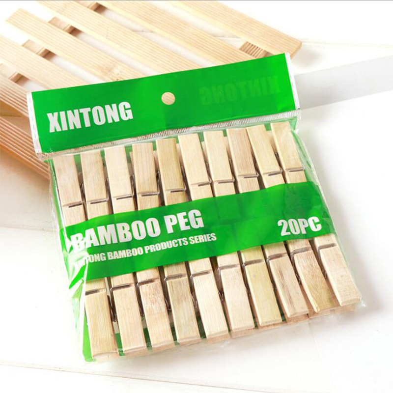 01-พร้อมส่งไม้หนีบ6cm. ไม้หนีบผ้า20ชิ้น คลิปหนีบไม้ ตัวหนีบไม้ หนีบรูป ทำสื่อการสอน diy เชือกป่าน