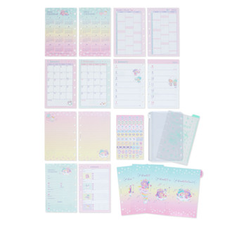 [Direct from Japan] Schedule Book 2024 / Sanrio Little Twin Stars Personal Organizer Refill set Japan NEW