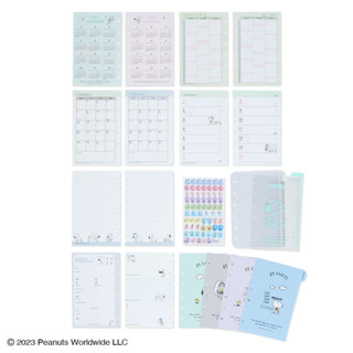 [Direct from Japan] Schedule Book 2024 / Schedule Book 2024 / Sanrio Snoopy Personal Organizer Refill set Japan NEW