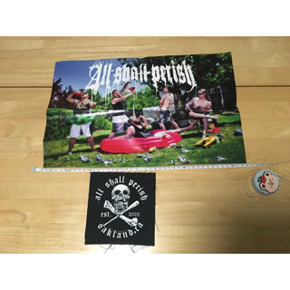 Poster+อาร์มผ้า วง All Shall Perish ของแท้มือ1