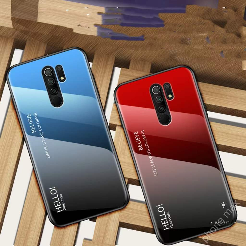 Case Redmi 9 เคสเงาไล่สี สำหรับ  Xiaomi Redmi 8 8A 9 9A Redmi 7 Redmi Note7 Pro Note9 เคสกระจกสองสี