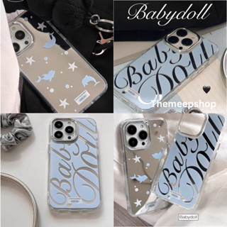 มีiphone15!เคสไอโฟน Rolincube babydoll&amp;dolphin🩵แท้💯| Rolincube studio case iphone