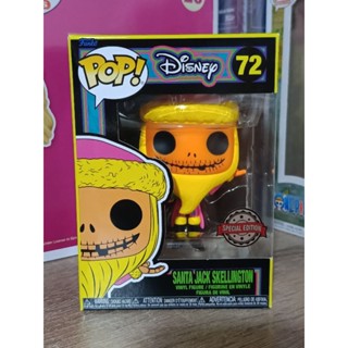 Funko Pop! : The Nightmare Before Christmas - Santa Jack Skellington Blacklight