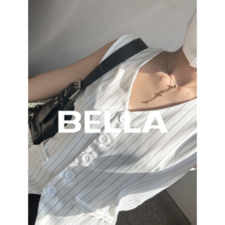 Bella เสื้อกั๊ก ลายริ้ว | Gooddsy.bkk