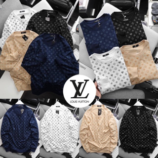 Louis Vuitton Long Sleeve Shirt 🔖 เสื้อแขนยาว LV | เสื้อสเวตเตอร์ ใส่ได้ทั้งชายหญิง ♥️