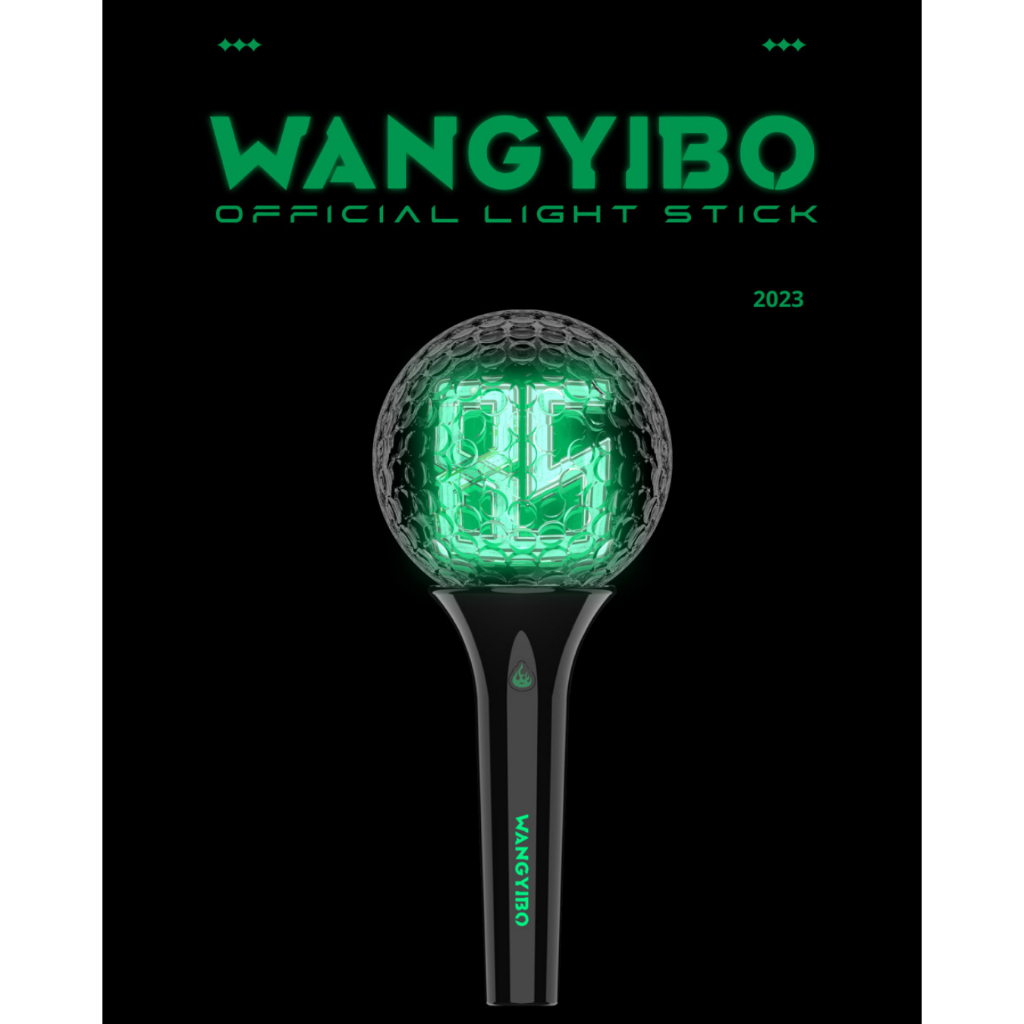 พร้อมส่ง แท่งไฟ Official Wang Yibo หวัง อี้ป๋อ ของแท้ 100%