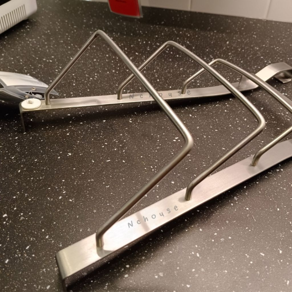 IKEA อิเกีย ที่วางฝาหม้อ สแตนเลส แขวนได้ - รูปที่ 2