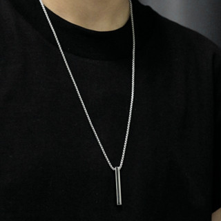 Meless | Vertical bar สร้อยคอห้อยจี้ สแตนเลส