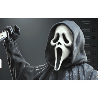 [โมเดลไม่ทำสี] Ghostface [Scream] 3D printing model