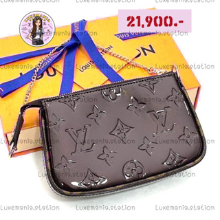 👜: New!! Louis Vuitton Pochette Monogram Vernis Amarante‼️ก่อนกดสั่งรบกวนทักมาเช็คสต๊อคก่อนนะคะ‼️