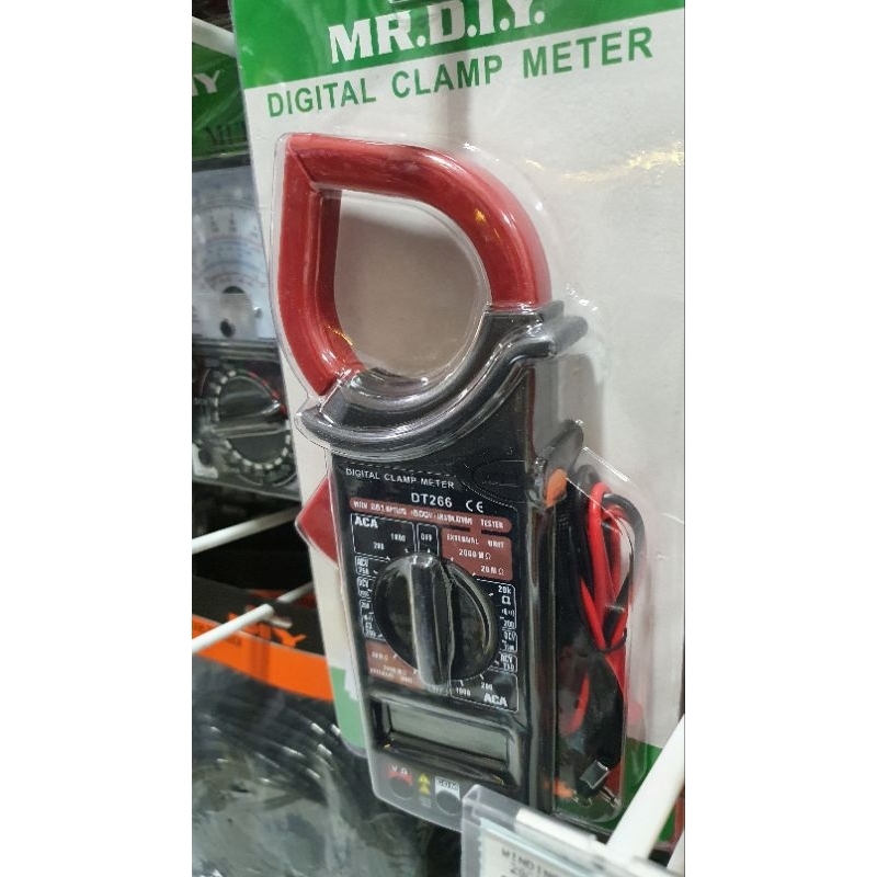 แคลมวัดกระแสมิเตอร์วัดไฟ Mr.Diy