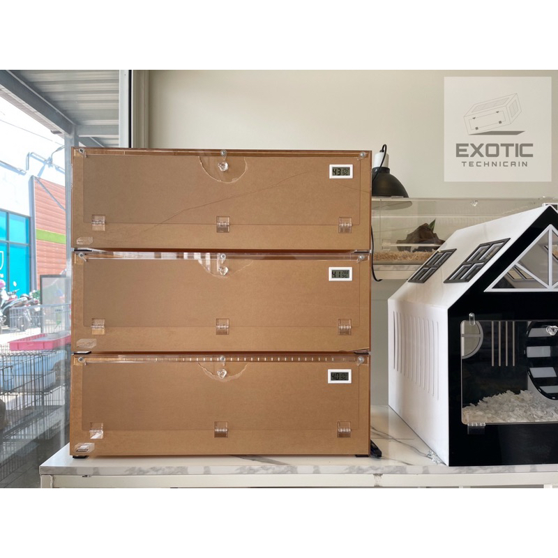 กรงอะคริลิคขนาด 75*35*30 ซม. แข็งแรง สำหรับสัตว์เลี้ยง หนูแฮมสเตอร์ เม่นแคระ ดอร์เมาส์  By Exotic Te