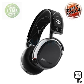 WIRELESS HEADSET (7.1) STEELSERIES ARCTIS 9 BLACK ประกัน 1Y หูฟัง หูฟังไร้สาย หูฟังบลูทูธ หูฟังเกมมิ่ง