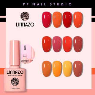 สีทาเล็บเจล Linnazo  สีเจล ขนาด 7.3 ml สีเจลทาเล็บขวดมินิ (ชุดที่2)