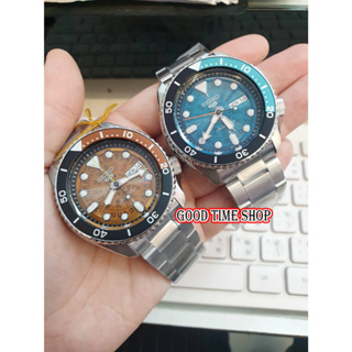 New Seiko 5 Sports Automatic นาฬิกาข้อมือผู้ชาย รุ่น SRPJ45K,SRPJ47K (สินค้าใหม่ ของแท้ ประกันศูนย์ Seiko ประเทศไทย)