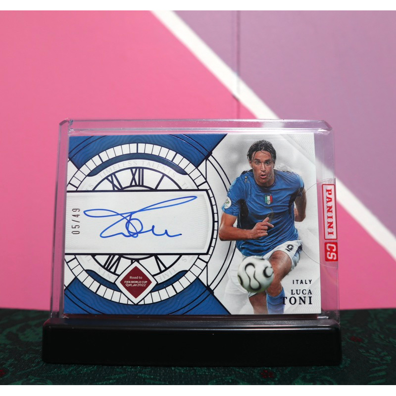 2022 Panini National Treasures Luca Toni Timeless Talents Auto /49 Italy