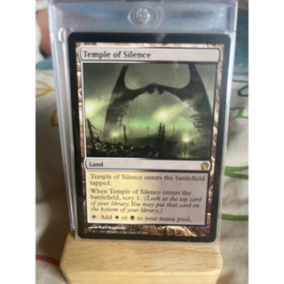 การ์ด MTG Temple of Silence Land Magic the gathering EDH รุ่น Theros สภาพ Nm