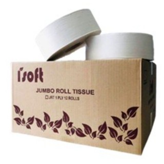 กระดาษชำระม้วนใหญ่ Jambo Roll Tissue 1ply