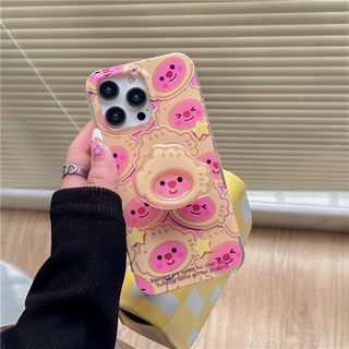 เคสลายน้องบีเวอร์ขนมปังปลา + griptok เคสไอโฟน พร้อมส่ง เคสสำหรับ IPHONE CASE 11-14PROMAX