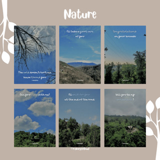 Nature Postcard 4*6 / Mini Postcard 2*3 พร้อมส่ง โปสการ์ด มินิโปสการ์ด | Raineyscloud