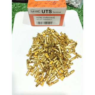 หัวเสียบ กลมตัวผู้ #2782  UTS 4mm. ยาว17mm. 1กล่อง 150ตัว