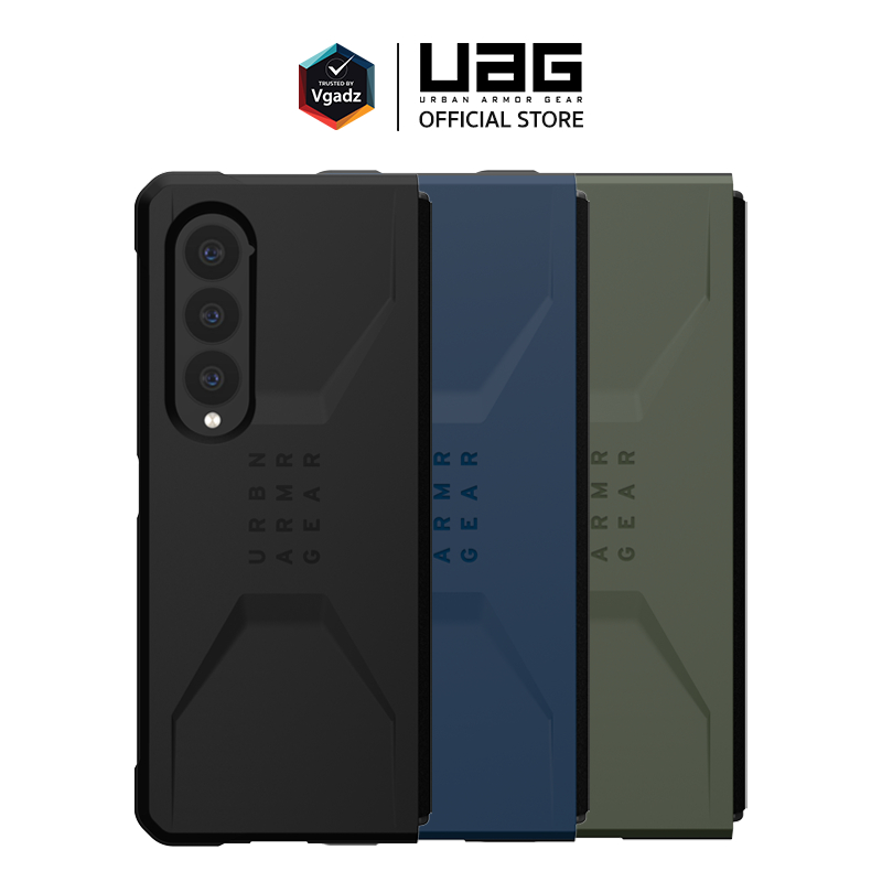 [สินค้าพร้อมส่ง] UAG รุ่น Civilian เคสสำหรับ Galaxy Z Fold 4 [ส่งจากไทย] case uag fold4 ของแท้ เคสกันกระแทกมือถือซัมซุง