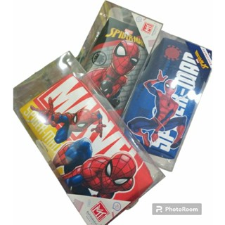 กระเป๋าดินสอ Spider-Man Marvel ทรงสี่เหลี่ยม SM - 1005 ขนาด 23×11 cm. ใช้ใส่เครื่องเขียนต่างๆ  ลายการ์ตูนเท่ห์ ๆ