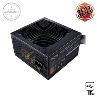 POWER SUPPLY (80+ BRONZE) 750W COOLER MASTER MWE V2 230V (MPE-7501-ACABW-BEU) ประกัน 5Y พาวเวอร์ซัพพลาย อุปกรณ์จ่ายไฟ