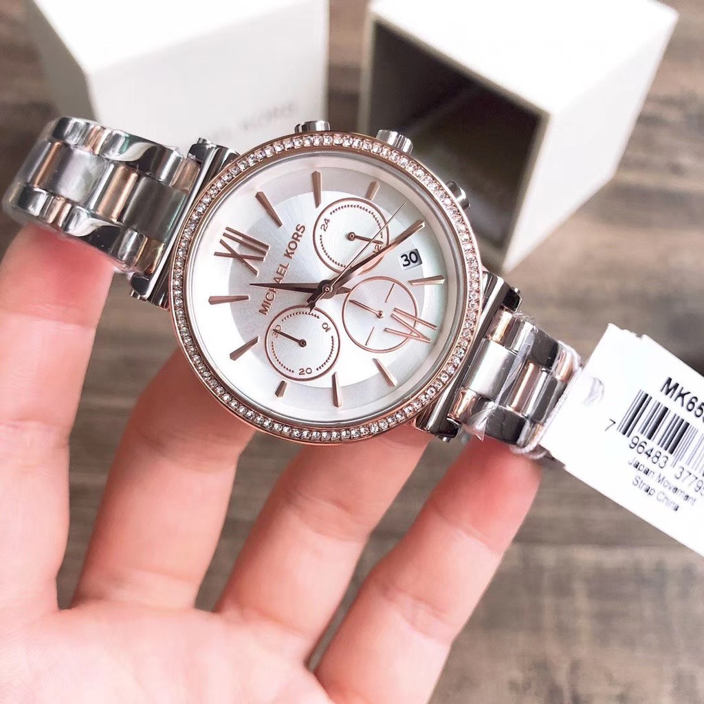 OUTLET WATCH นาฬิกา Michael Kors OWM186 นาฬิกาข้อมือผู้หญิง นาฬิกาผู้ชาย  Brandname  รุ่น MK6558