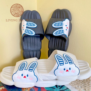 Living Zone : Slippers รองเท้าแตะแฟชั่น สำหรับผู้หญิงทรงก้อนเมฆสไตล์เกาหลี น่ารัก สินค้าพร้อมส่ง