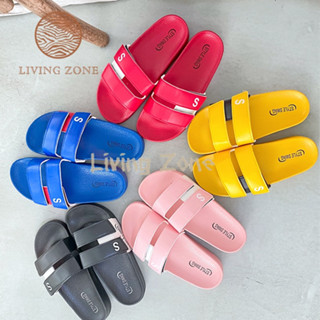 Living Zone STYLE SWAG รองเท้าแตะแบบสวม รองเท้าแตะลำลอง สายปรับได้  ใส่ได้ทั้งผู้ชายและผู้หญิง